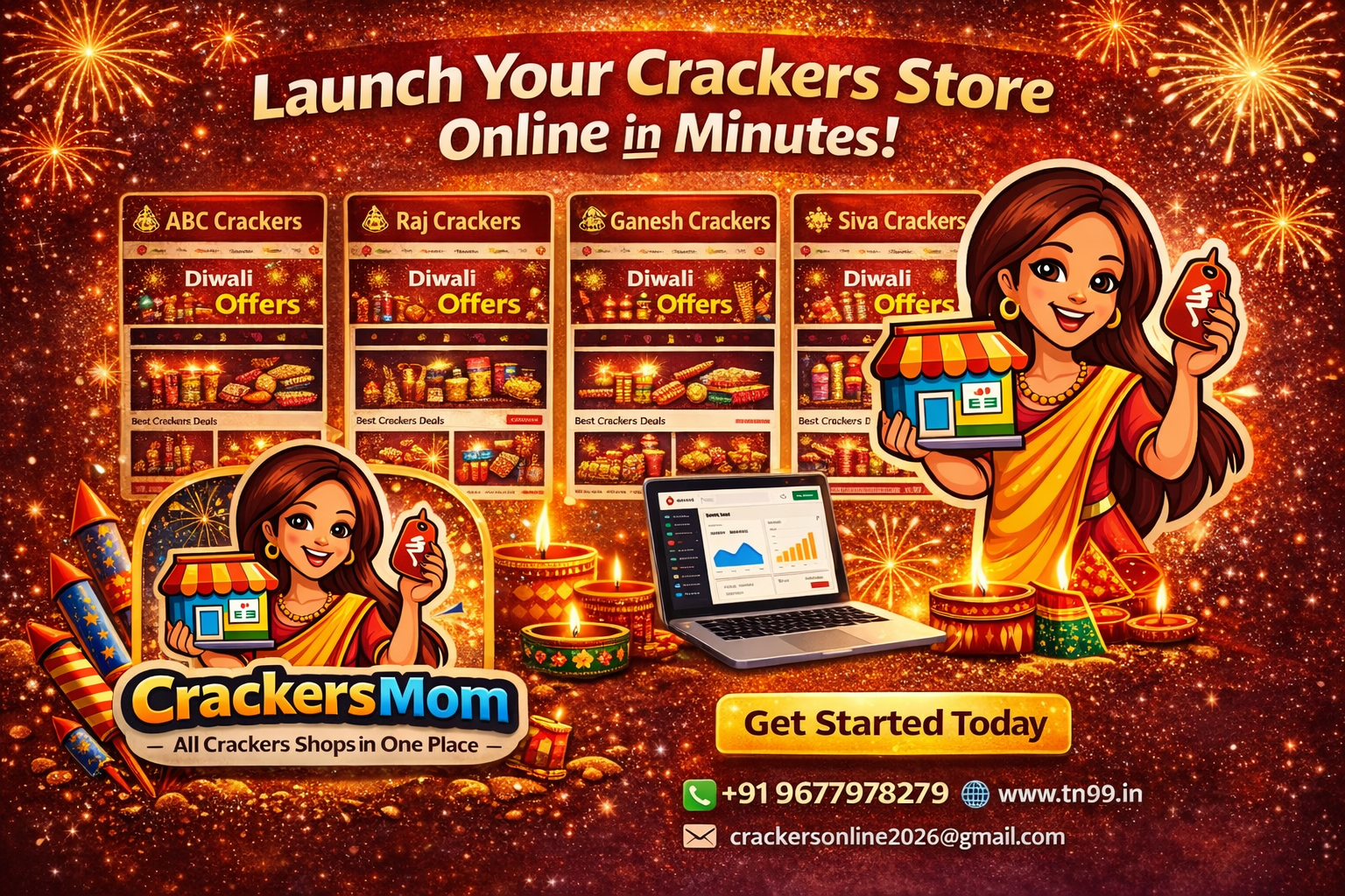 Crackers Online Store Banner